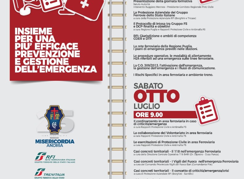 Permalink to Prevenzione e gestione dell’emergenza, una due giorni formativa ad Andria Prevenzione e gestione dell’emergenza, una due giorni formativa ad Andria