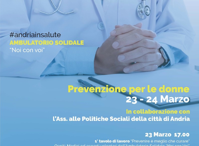 Permalink to #Andriainsalute: al via il ciclo di incontri dell’Ambulatorio Solidale “Noi con Voi” della Misericordia #Andriainsalute: al via il ciclo di incontri dell’Ambulatorio Solidale “Noi con Voi” della Misericordia